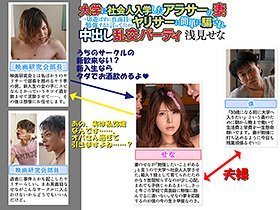 大学に社会人入学したアラサーの妻 一切遊ばずに真面目に勉強すると言ってたのにヤリサーに簡単に騙され中出し乱交パーティ 浅見せな サンプル動画サムネイル